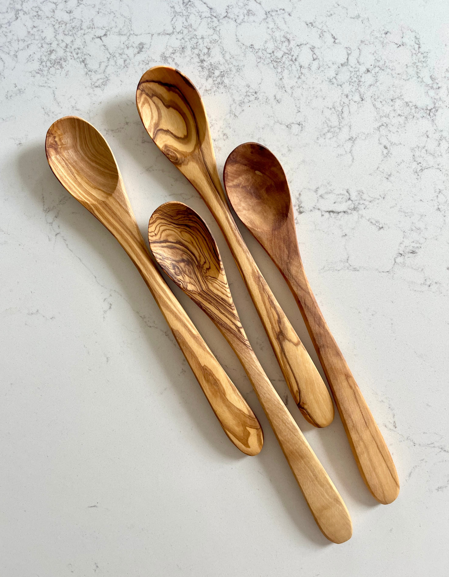 Set of four Wooden Spoons, hand made in Tunisia