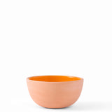 Peach Sunset Bowls, set of 2