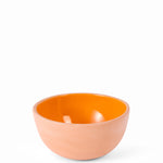 Single Orange Sunset Bowl, handmade Tunisian ceramic