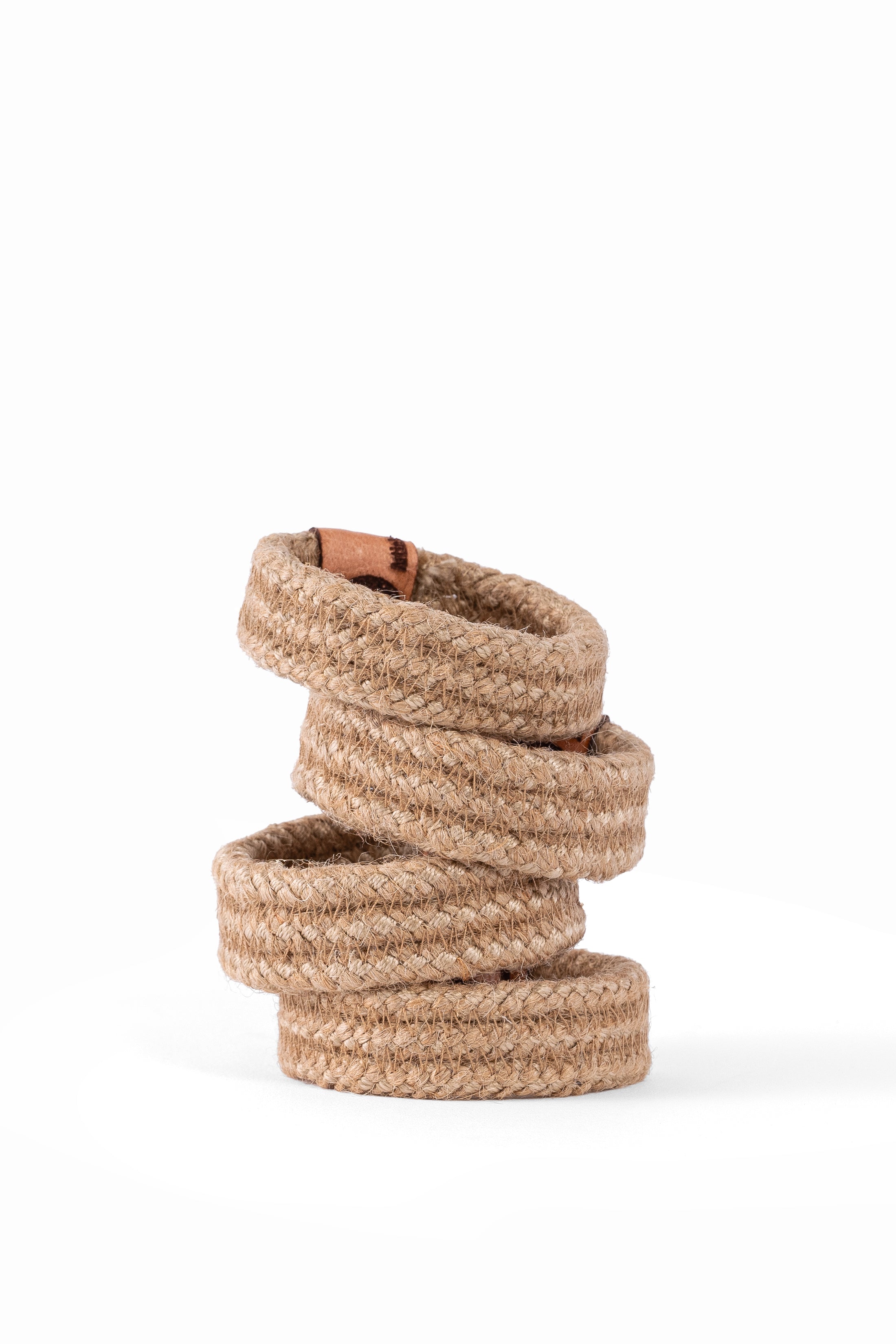 Stack of four Halfa Napkin Ring